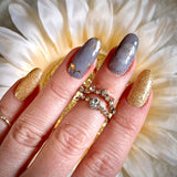 Gold Stone Nail Wraps (Exclusive Series)