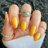 Tangerine Sunrise Nail Wraps(Color Changing)