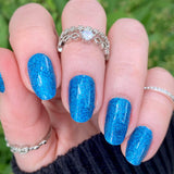 Sapphire Sky Nail Wraps