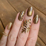 Golden Autumn Nail Wraps