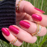 Fuchsia Sky Nail Wraps