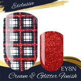 Plaid About the Holidays Glitter Nail Wraps
