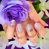 Lavender Blooms Nail Wraps Stylish