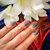 Blue Jean Nail Wraps Stylish