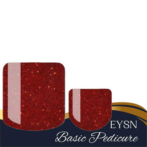 Lady In Red Pedicure Wraps