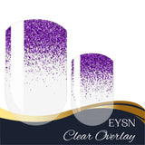 Purple Glitter Dust Nail Wraps