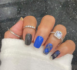 Winter Blues Nail Wraps