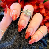 Red Glitter Dust Nail Wraps