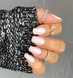 Pink Glazed Donut Gel Nail Wraps (NG123)