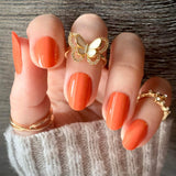 Süße Orange Nagelfolien