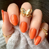Süße Orange Nagelfolien