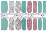 Mint for Spring Plaid Nail Wraps