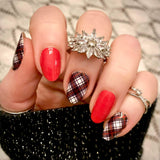 Plaid About Winter Nail Wraps