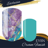 Dusk Teal Dawn Nail Wraps