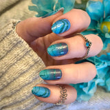 Glowing Waters Nail Wraps
