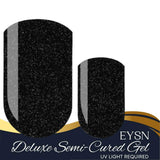 Darkest Night Deluxe Semi-Cured Gel Nail Strips