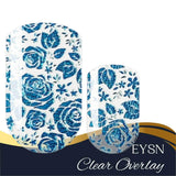 Metallic Roses Nail Wraps