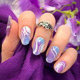 Cascading Beauty Nail Wraps (Wide, Overlay)