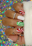 Peppermint Twister Nail Wraps