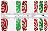 Peppermint Twister Nail Wraps