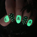 Glowing Venom Nail Wraps