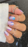 Lavender Blues Nail Wraps