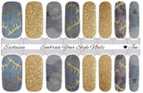 Gold Stone Nail Wraps