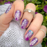 Floral Ombre Nail Wraps