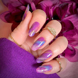 Orchid Crush Nail Wraps (Sheer) Stylish