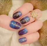 Starry Sky Nail Wraps Stylish