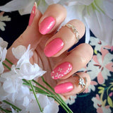 Pink Flowers Nail Wraps Stylish