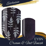 Silver Midnight Nail Wraps