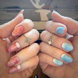 Fire & Ice Nail Wraps (Glitter) Luxurious