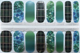 Shamrock Plaid Nail Wraps