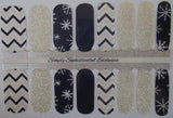 Winter Nights Fallen Nail Wraps
